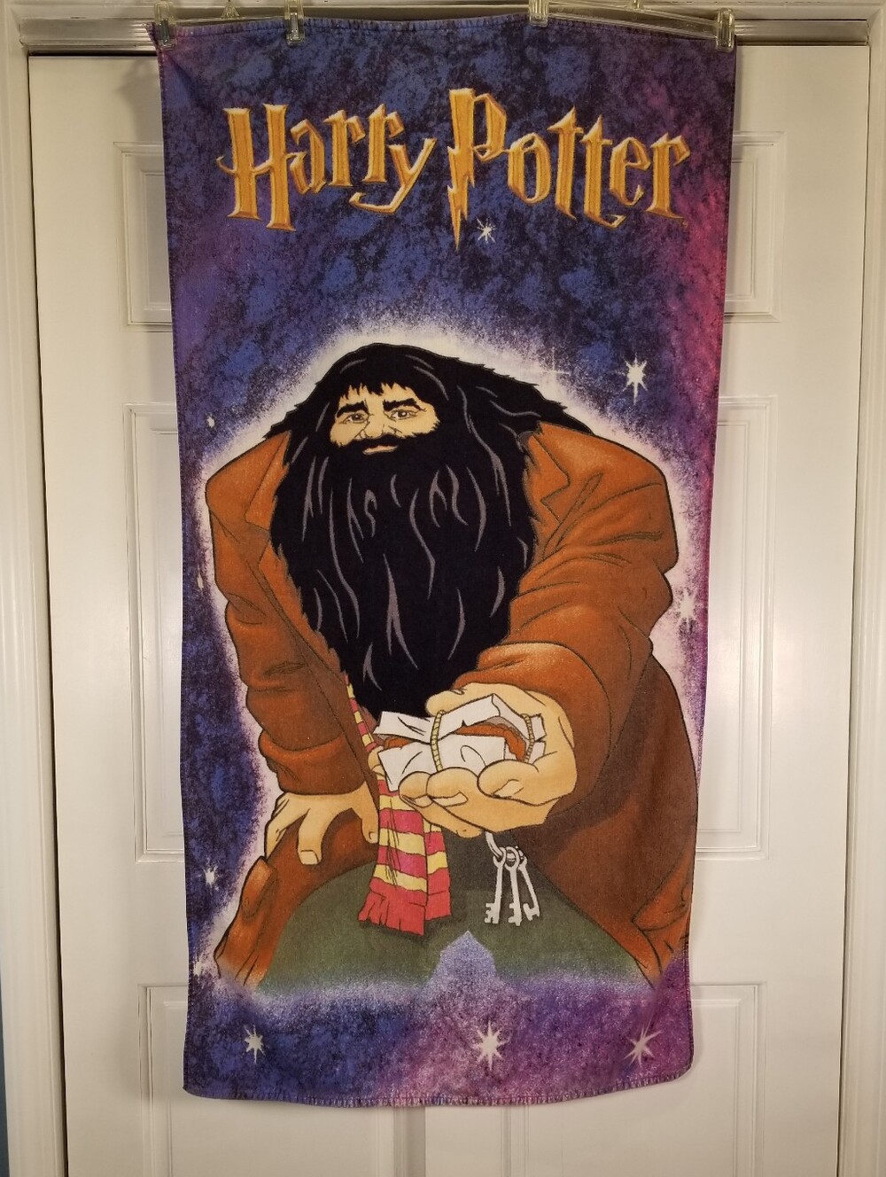 Vintage Y2K 2000 Harry Potter Hagrids Gift Sorcerers stone Beach Towel